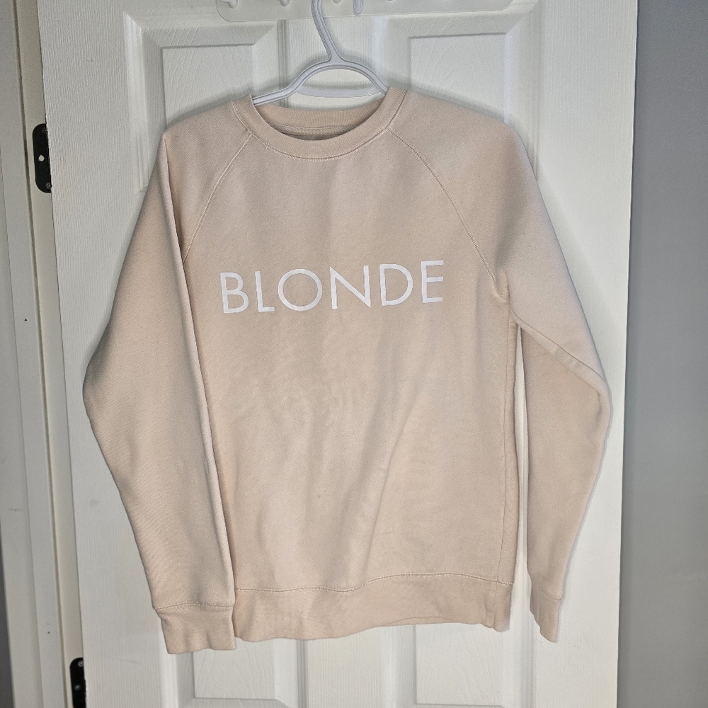 Brunette The Label BLONDE Light Pink Sweatshirt